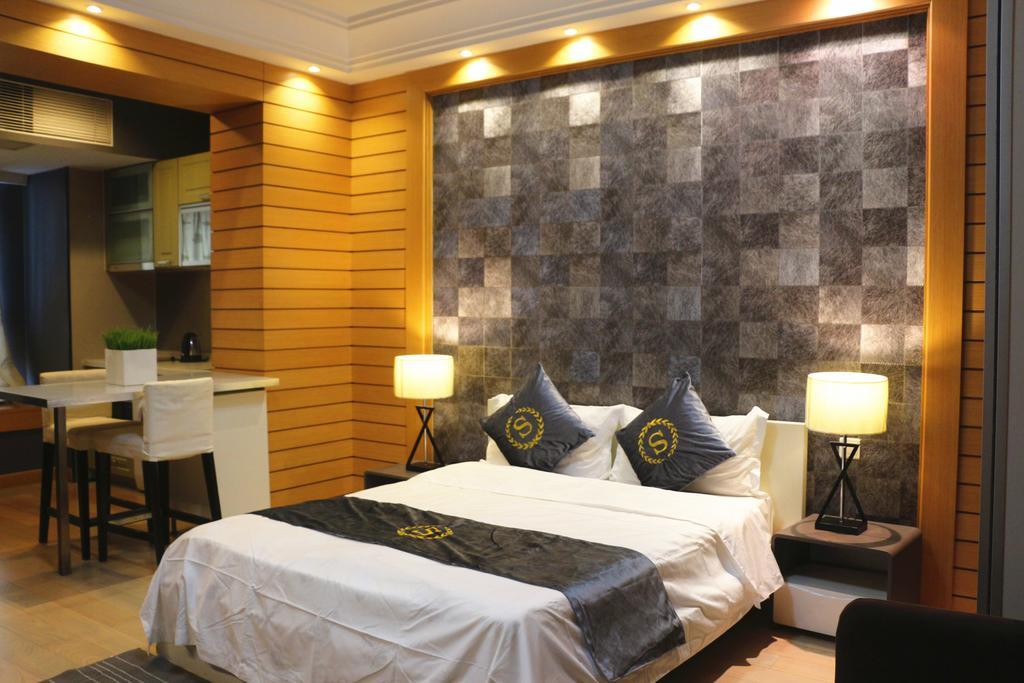 גואנגג'ואו She & He Service Apartment Huifeng מראה חיצוני תמונה